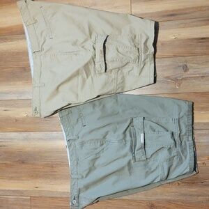 Lot of 2 Pairs Wrangler Men's Cargo Shorts - Sz. 42